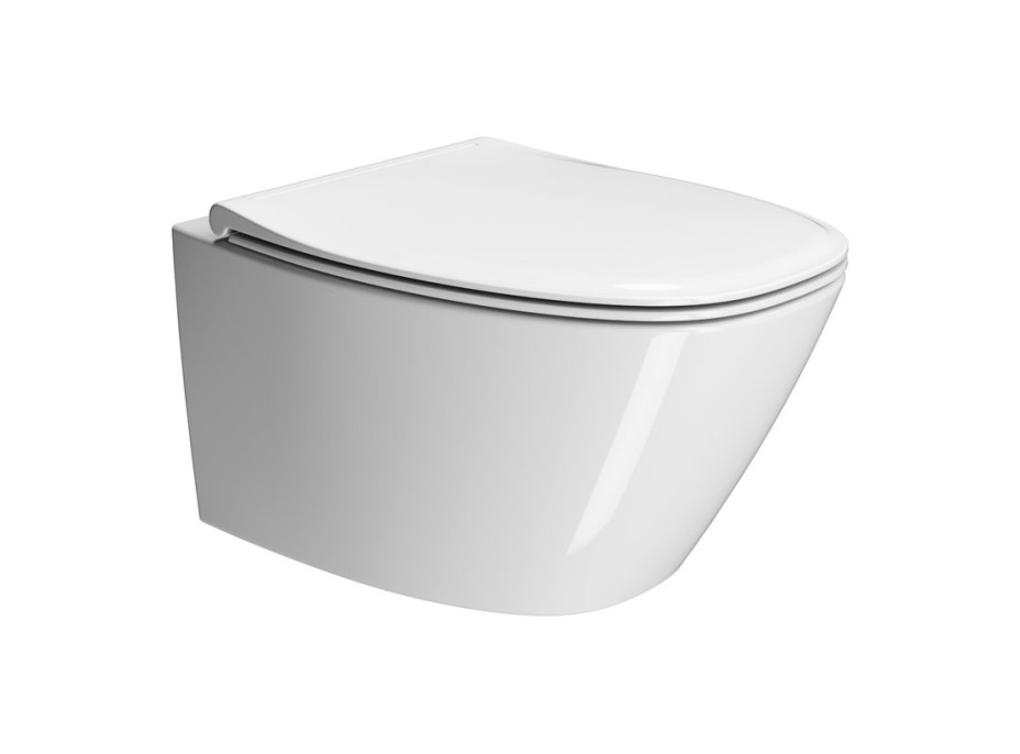 GSI MODO závesná WC misa, Swirlflush, 37x54cm, biela ExtraGlaze 841511