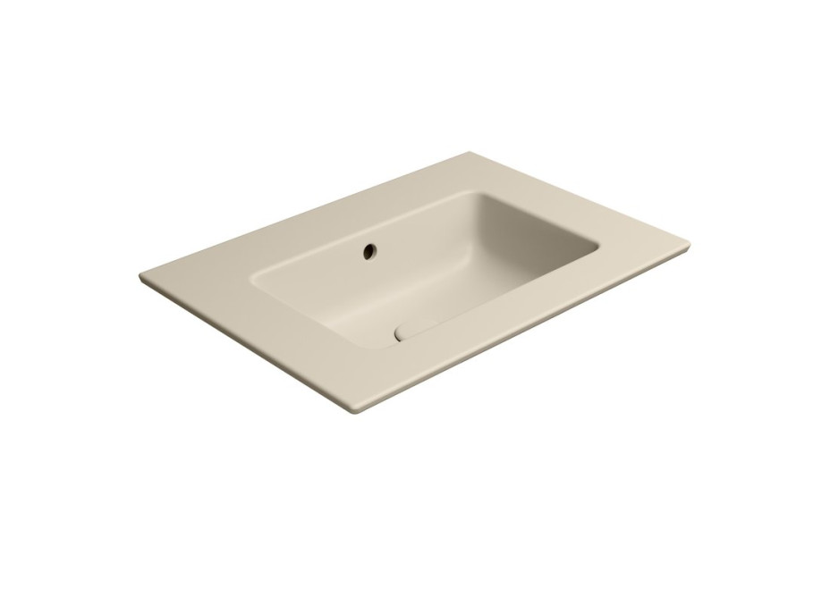GSI PURA keramické umývadlo Slim 62x46cm, bez otvoru, creta mat 8884008