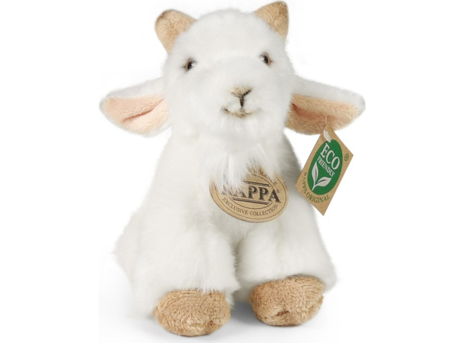Rappa Plyšová koza sediaca 16 cm ECO-FRIENDLY
