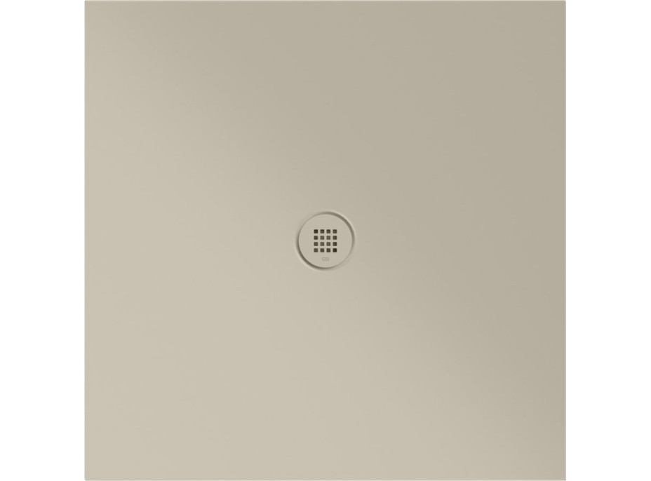 GSI Keramická sprchová vanička, štvorec 100x100x2cm, creta mat 46101008