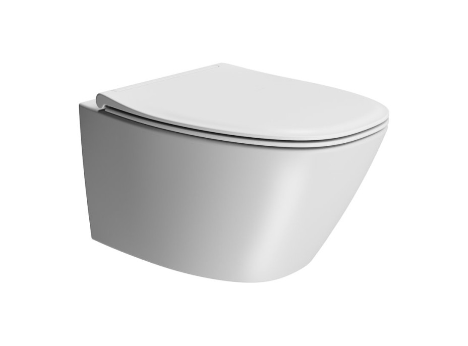 GSI MODO závesná WC misa, Swirlflush, 37x54cm, biela dual-mat 841509