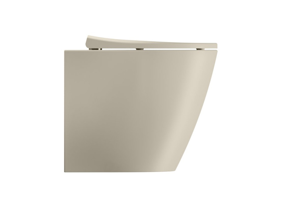 GSI MODO WC misa stojaca, Swirlflush, 37x52cm, spodný/zadný odpad, creta dual-mat 981008