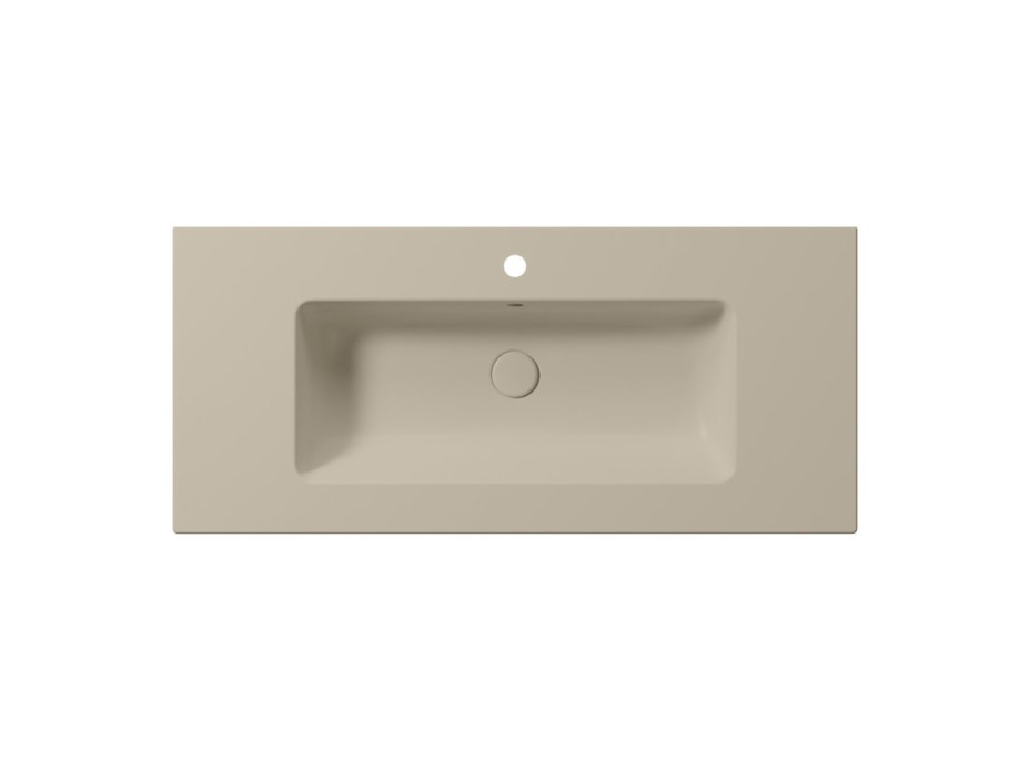 GSI PURA keramické umývadlo Slim 102x46cm, creta mat 8886108