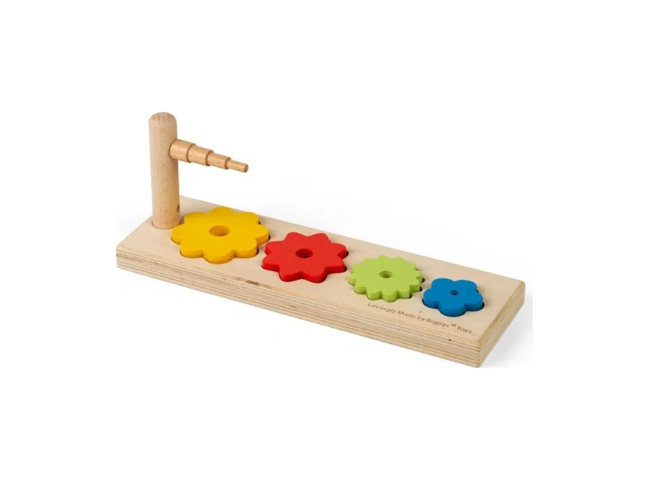 Bigjigs Toys Vkladačka kvety
