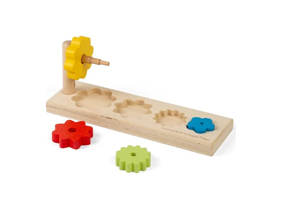 Bigjigs Toys Vkladačka kvety