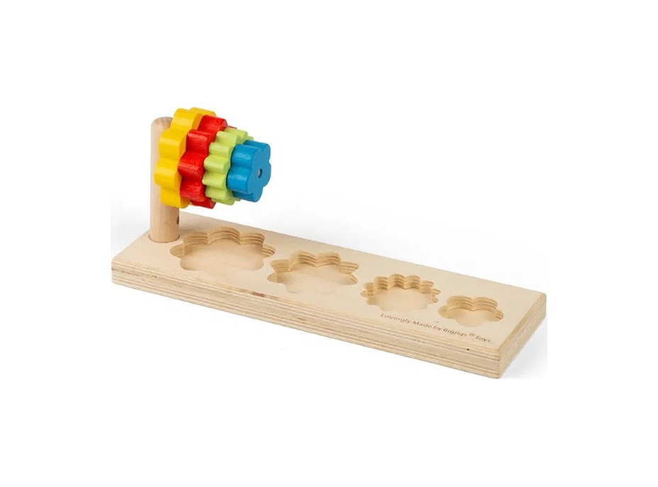 Bigjigs Toys Vkladačka kvety