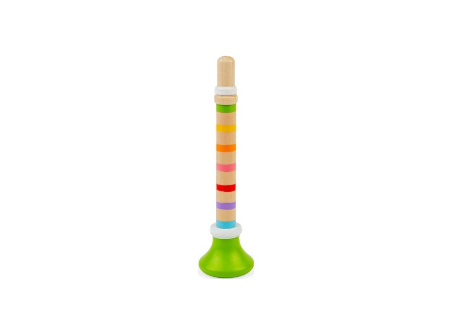 Bigjigs Toys Trumpetka 1 ks zelená