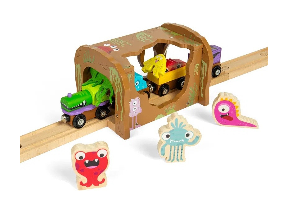 Bigjigs Rail Drevený tunel Príšerky