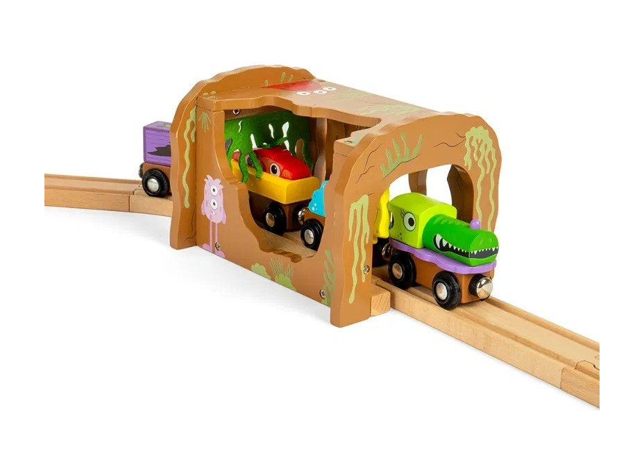 Bigjigs Rail Drevený tunel Príšerky