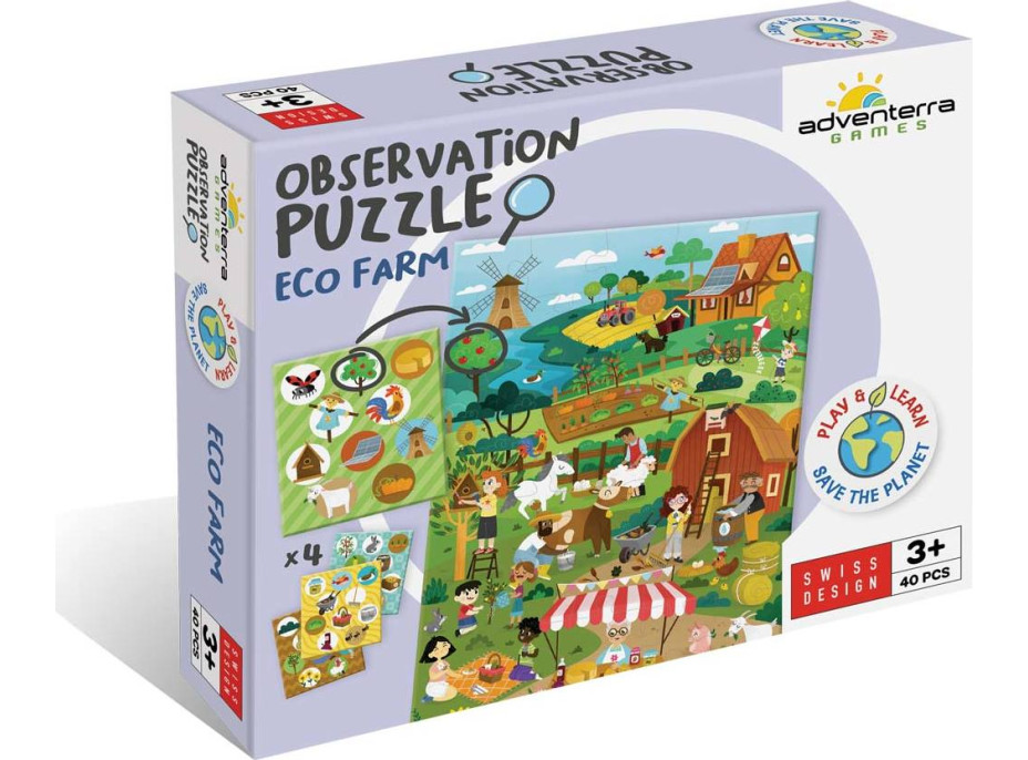 Vzdelávacie eko puzzle | EKOLOGICKÁ FARMA
