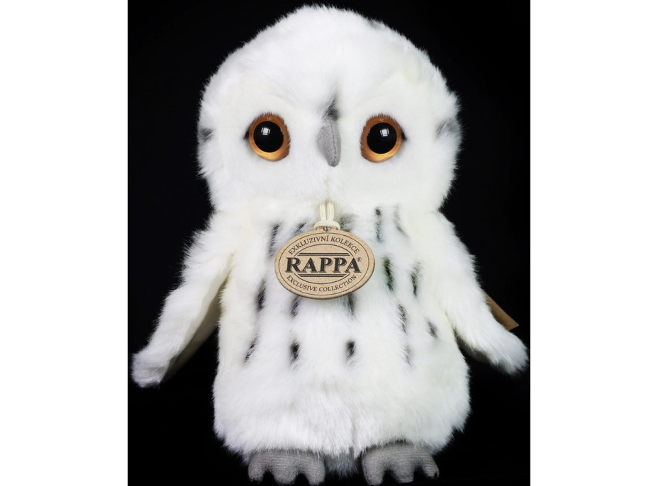 Rappa Plyšová sova biela 18 cm ECO-FRIENDLY