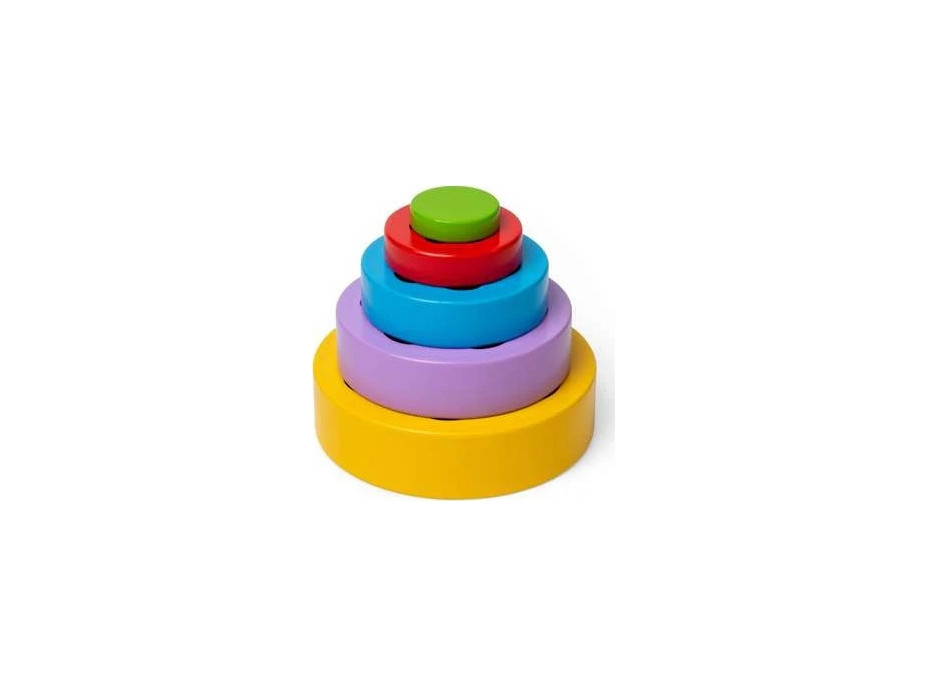 Bigjigs Toys Skladacia kvetinová veža