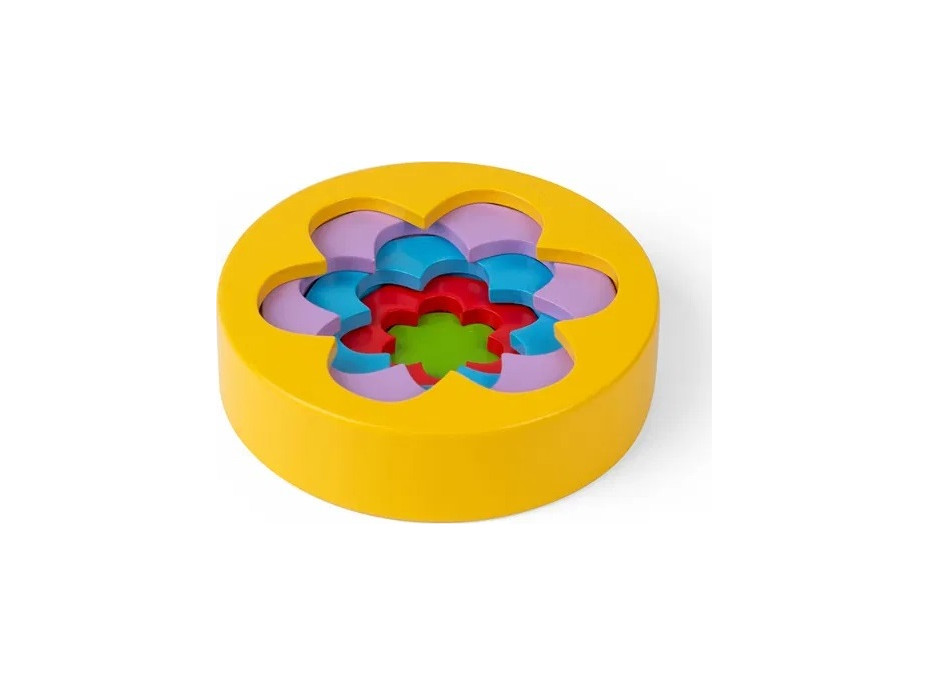 Bigjigs Toys Skladacia kvetinová veža