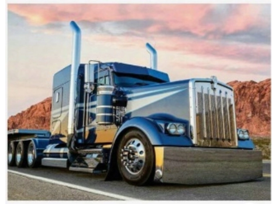 NORIMPEX Diamantové maľovanie Modrý truck 30x40cm