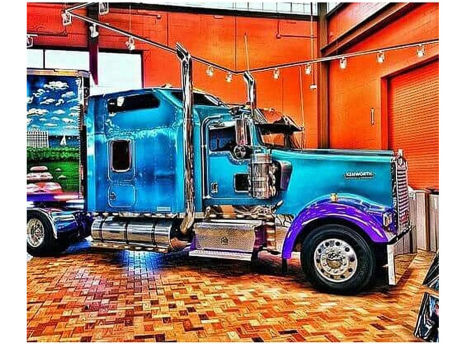 NORIMPEX Diamantové maľovanie Nablýskaný truck 30x40cm