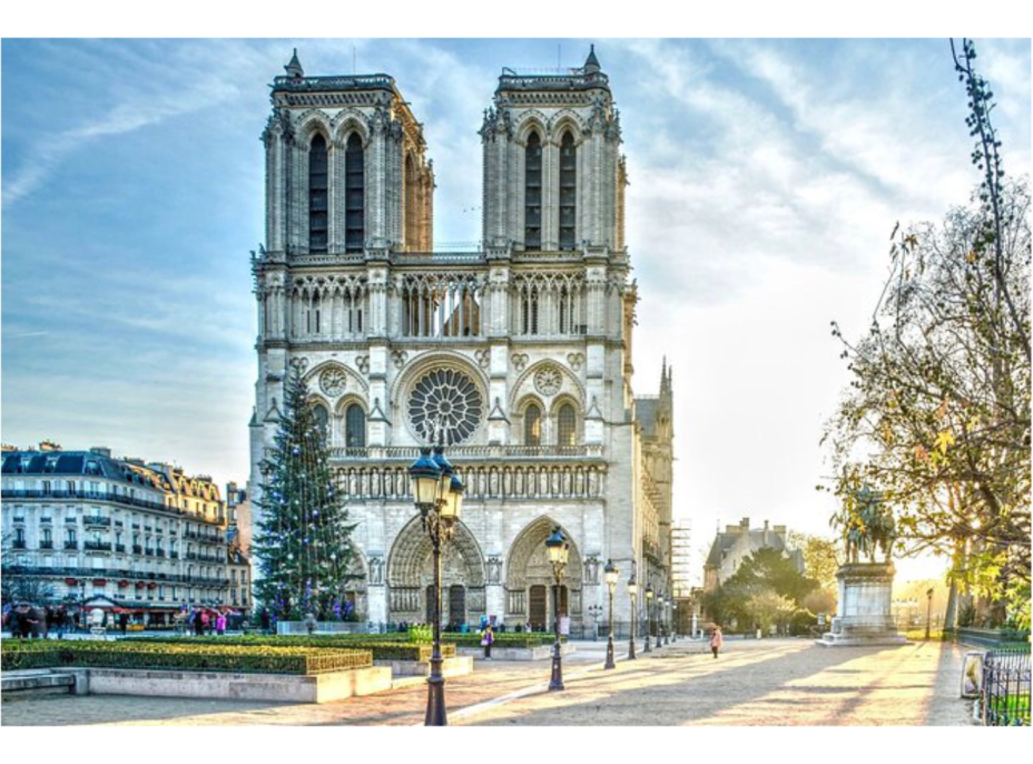 NORIMPEX Diamantové maľovanie Katedrála Notre-Dame 30x40cm