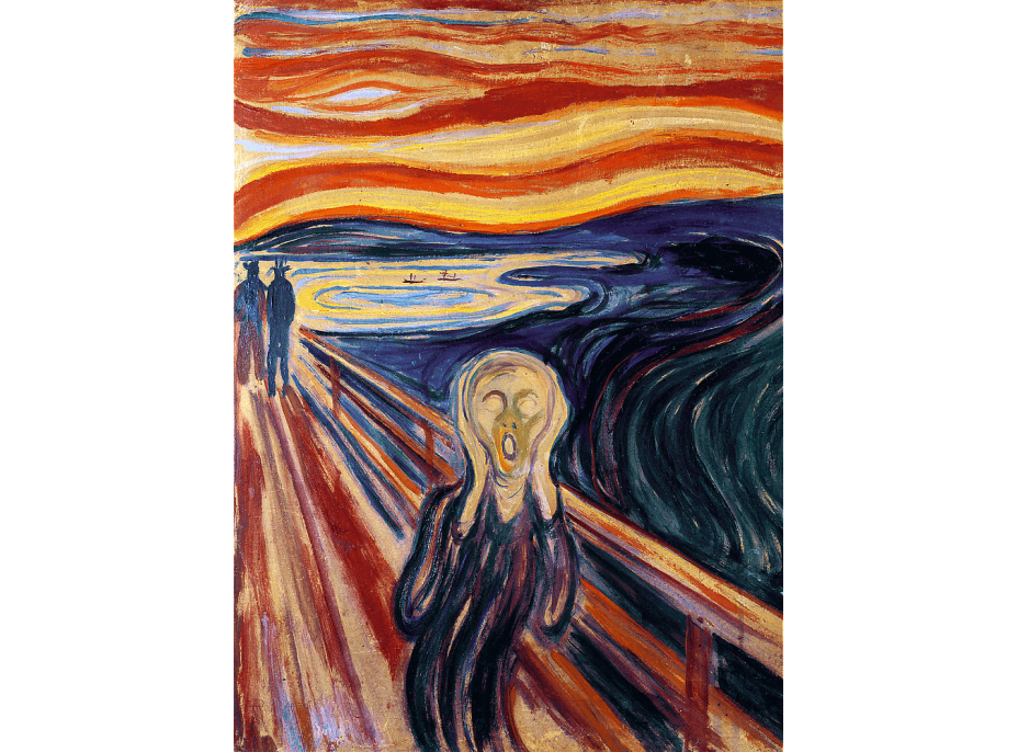 TREFL Drevené puzzle Art: Edvard Munch - Výkrik 200 dielikov