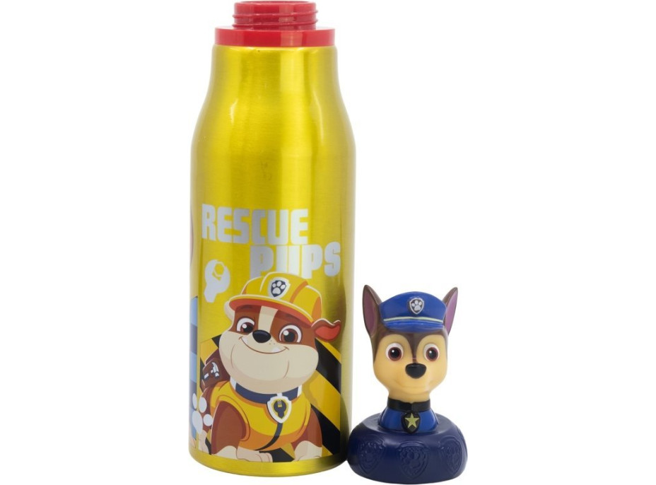 STOR Fľaša na pitie hliníková Tlapková patrola 690 ml