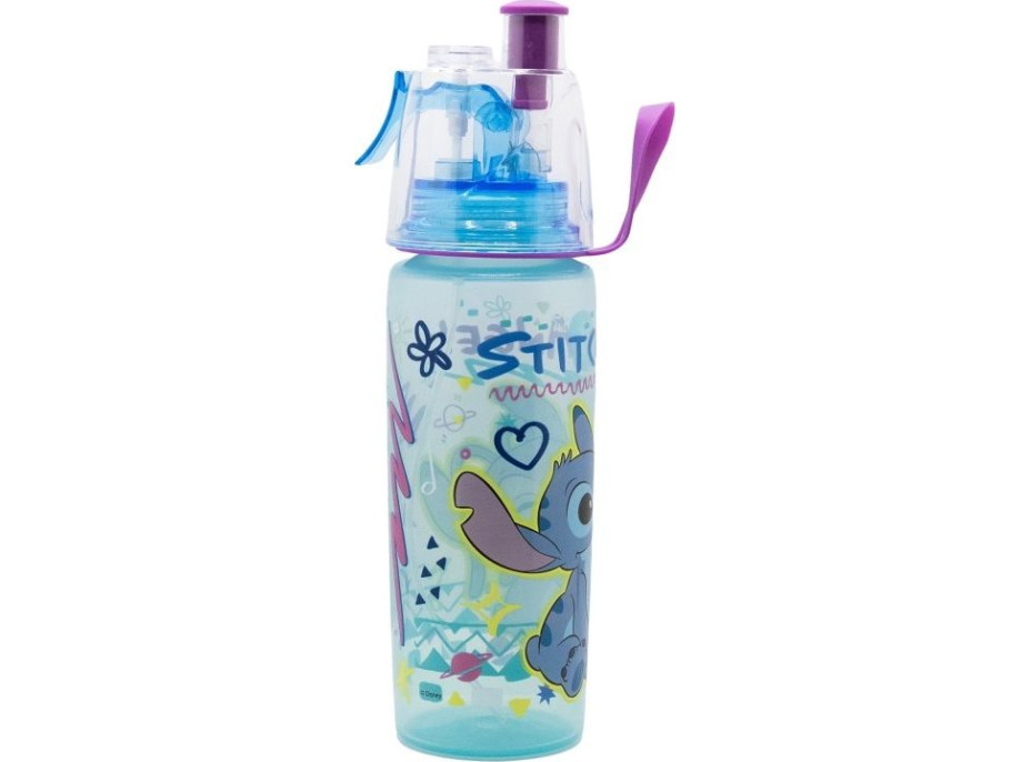 STOR Fľaša na pitie s rozprašovačom Stitch 575 ml