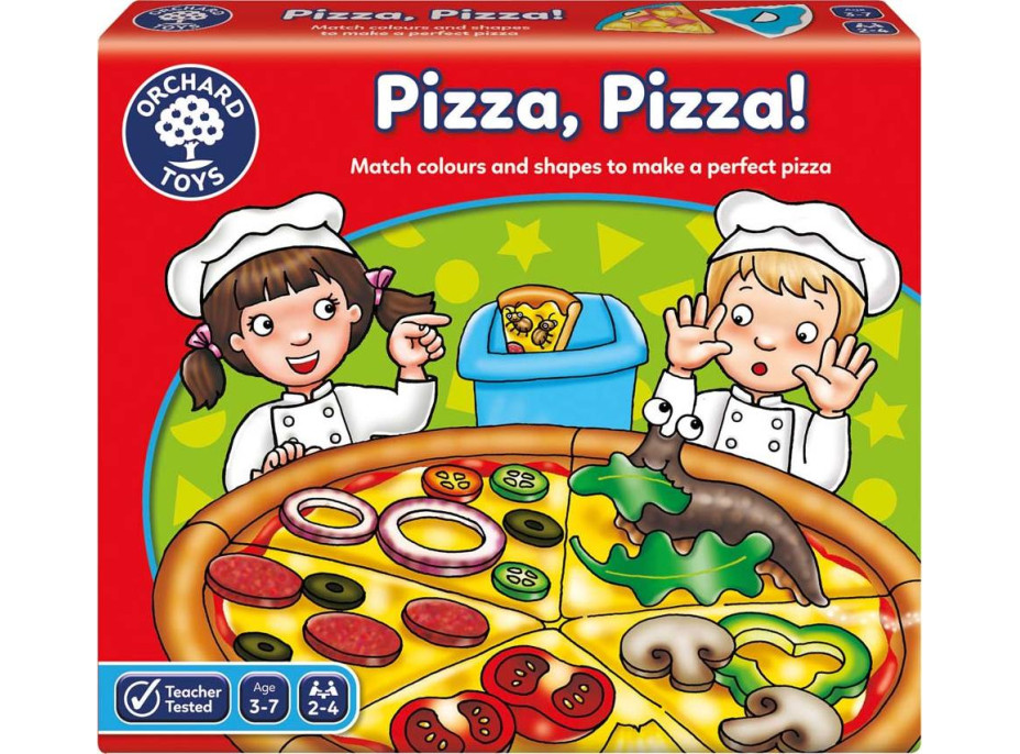 NAUČ SA FARBY A TVARY | Pizza, pizza!