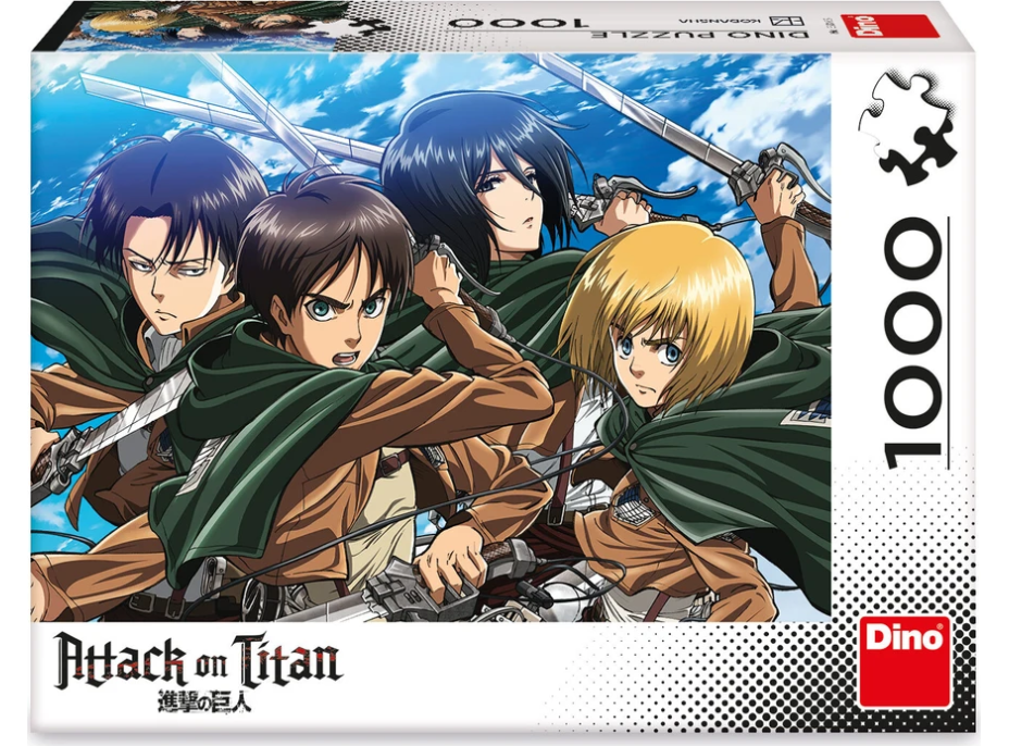 DINO Puzzle Anime: Attack on Titan 1000 dielikov