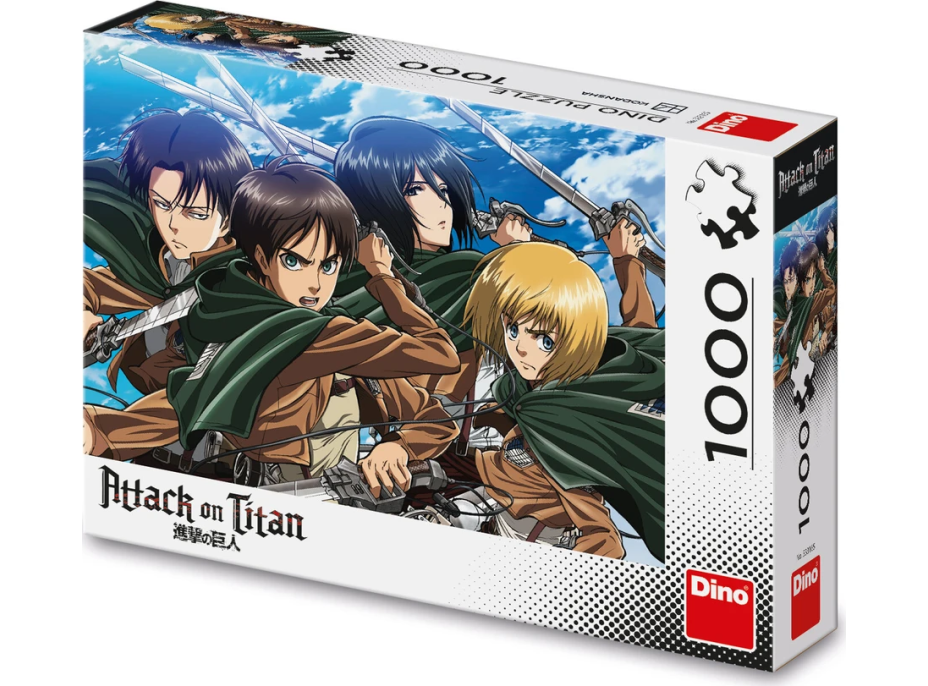 DINO Puzzle Anime: Attack on Titan 1000 dielikov
