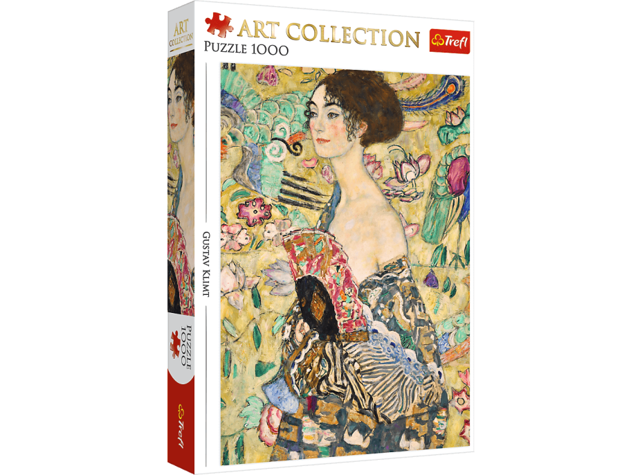 TREFL Puzzle Art Collection: Dáma s vejárom 1000 dielikov