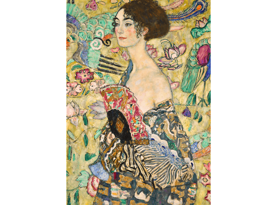 TREFL Puzzle Art Collection: Dáma s vejárom 1000 dielikov