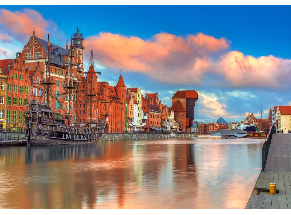 CASTORLAND Puzzle Farby Gdansku 500 dielikov