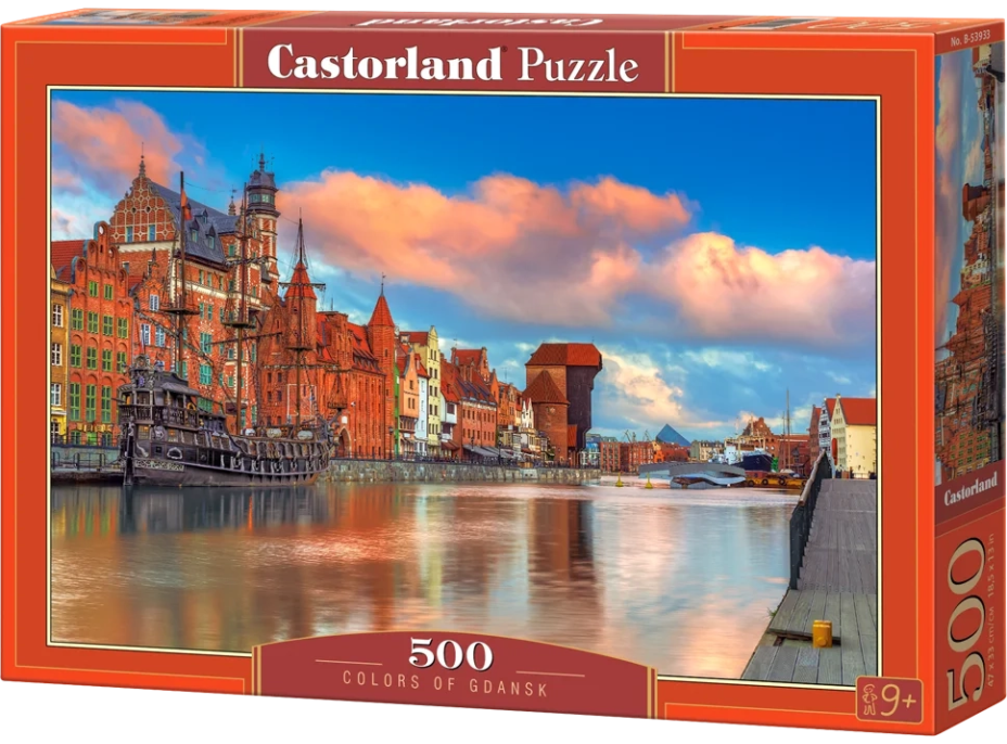 CASTORLAND Puzzle Farby Gdansku 500 dielikov