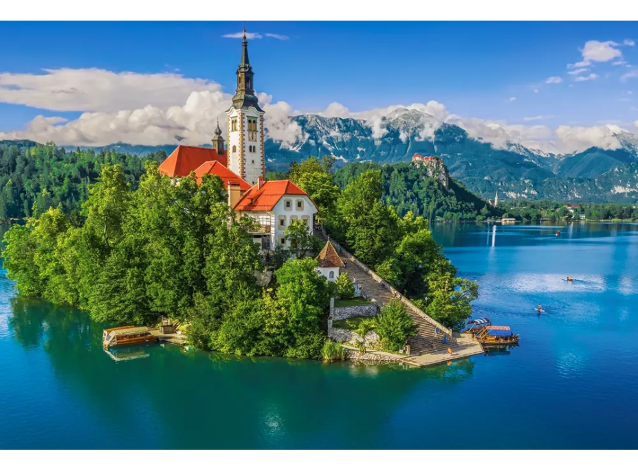 CASTORLAND Puzzle Bled, Slovinsko 500 dielikov