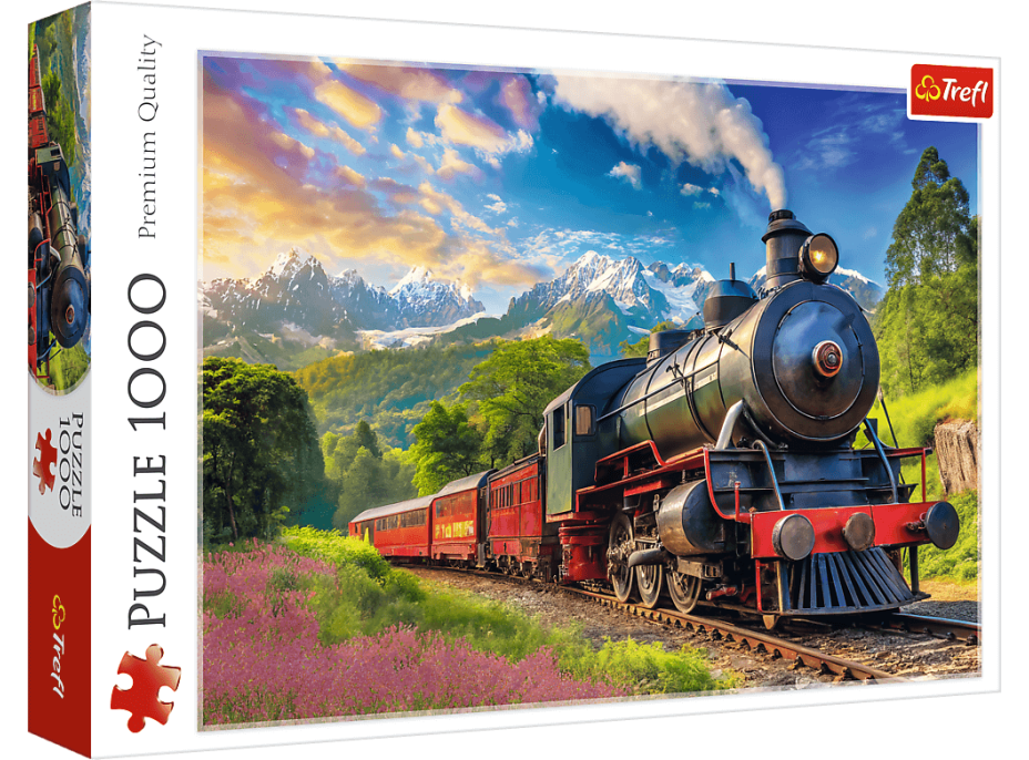 TREFL Puzzle Cestovanie vlakom 1000 dielikov
