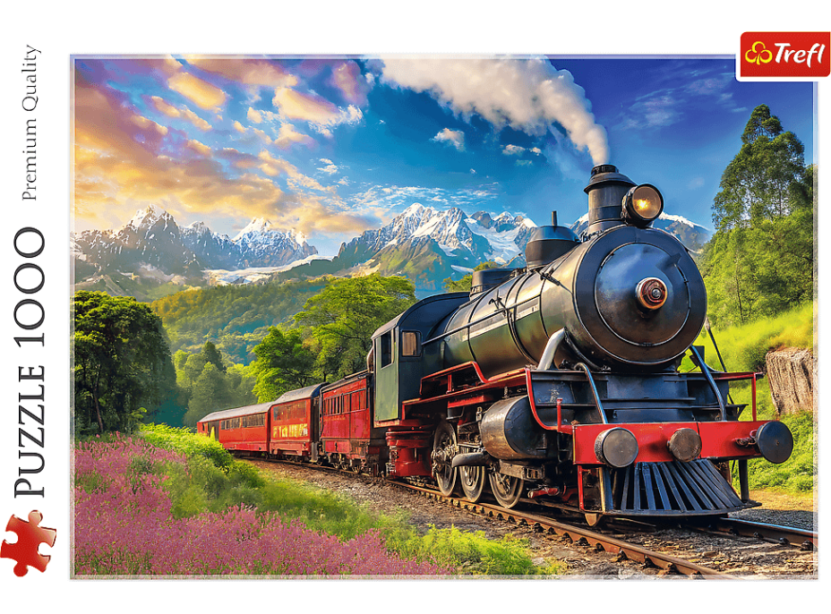TREFL Puzzle Cestovanie vlakom 1000 dielikov