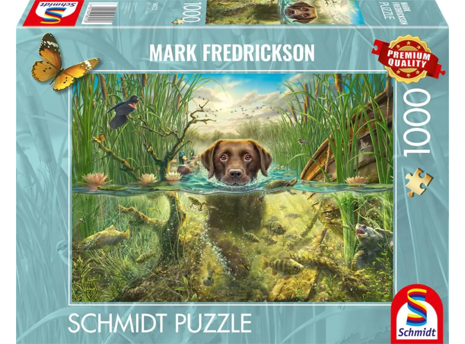 SCHMIDT Puzzle Čokoládový labrador 1000 dielikov