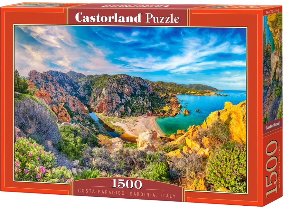CASTORLAND Puzzle Costa Paradiso, Sardínia 1500 dielikov