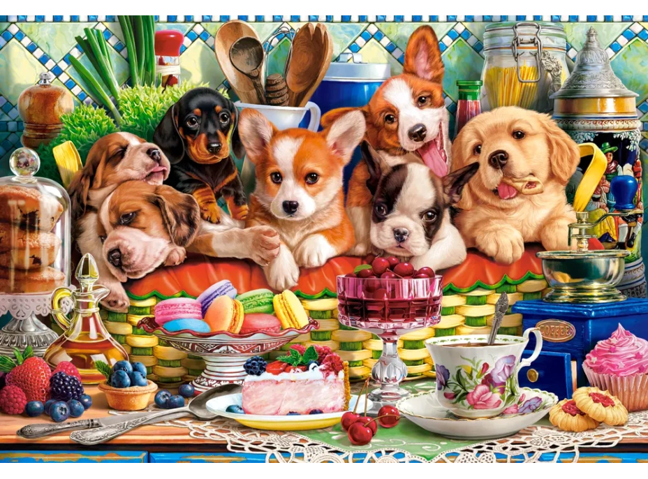 CASTORLAND Puzzle Dezert pre šteňatá 1000 dielikov