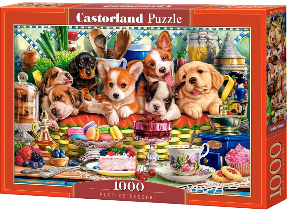 CASTORLAND Puzzle Dezert pre šteňatá 1000 dielikov
