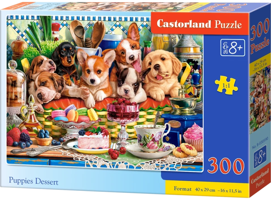 CASTORLAND Puzzle Dezert pre šteňatá 300 dielikov