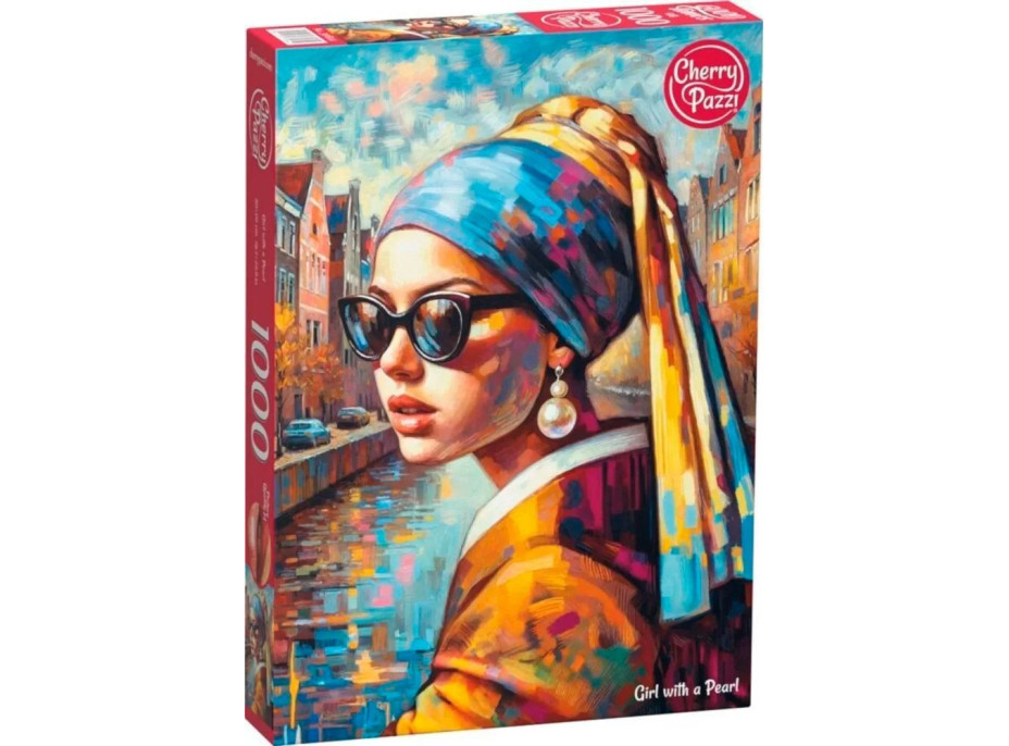 CHERRY PAZZI Puzzle Dievča s perlou 1000 dielikov