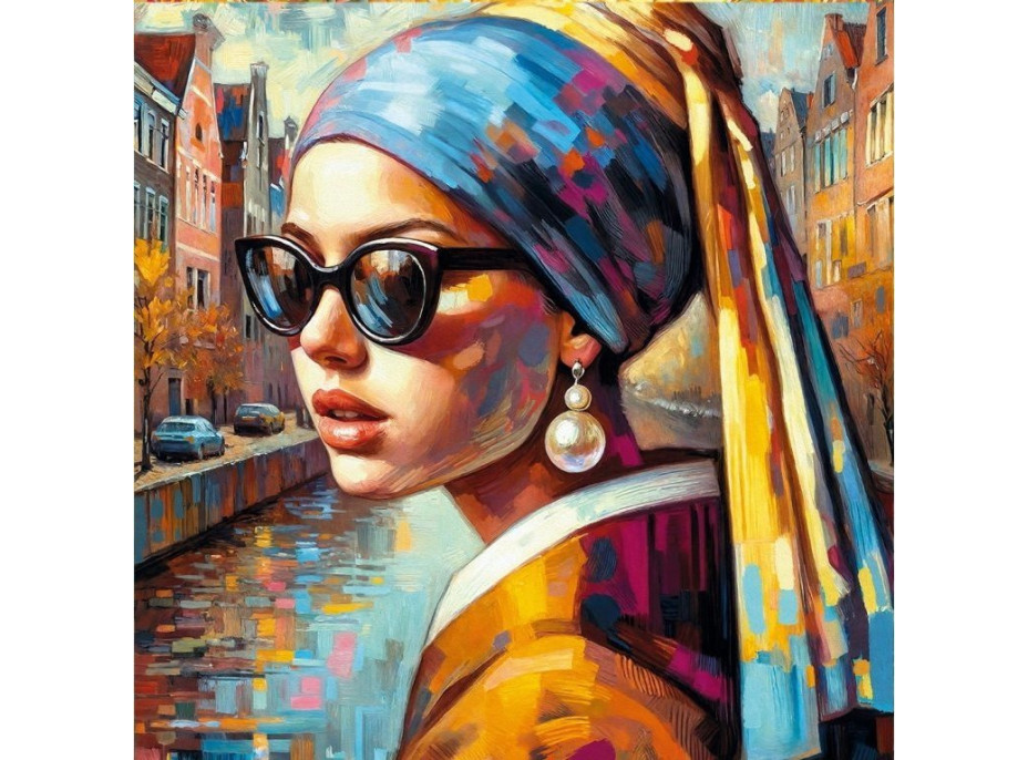 CHERRY PAZZI Puzzle Dievča s perlou 1000 dielikov