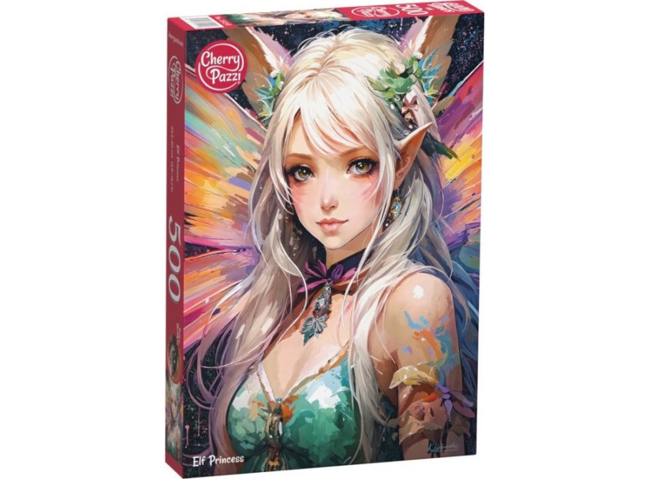 CHERRY PAZZI Puzzle Elfí princezná 500 dielikov
