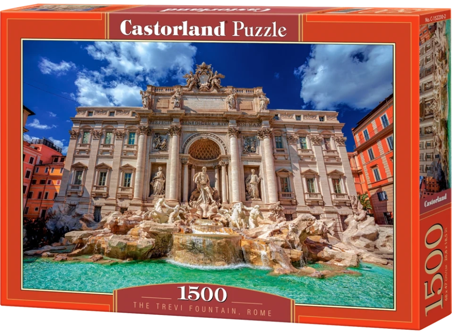 CASTORLAND Puzzle Fontána Di Trevi, Rím 1500 dielikov