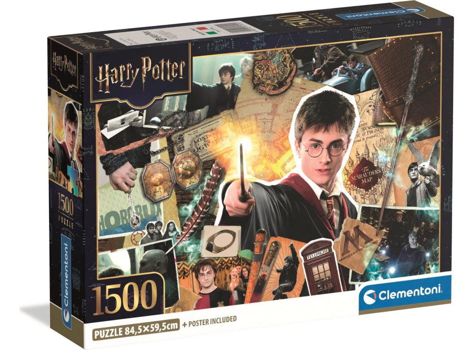 CLEMENTONI Puzzle Harry Potter: Mladý kúzelník 1500 dielikov