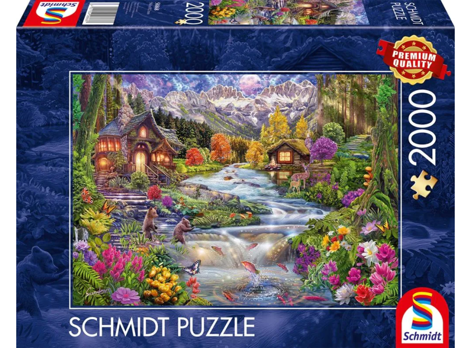 SCHMIDT Puzzle Horský potok 2000 dielikov