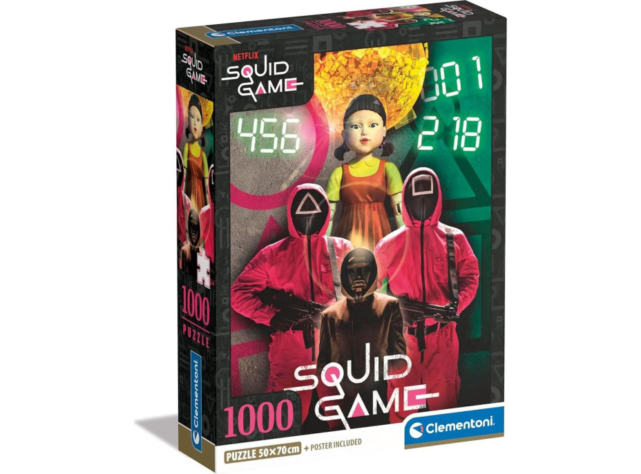 CLEMENTONI Puzzle Hra na kalmáre 1000 dielikov