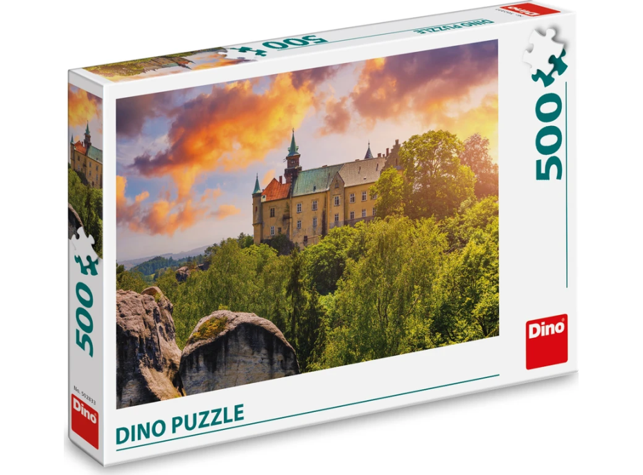 DINO Puzzle Hrubá skala 500 dielikov