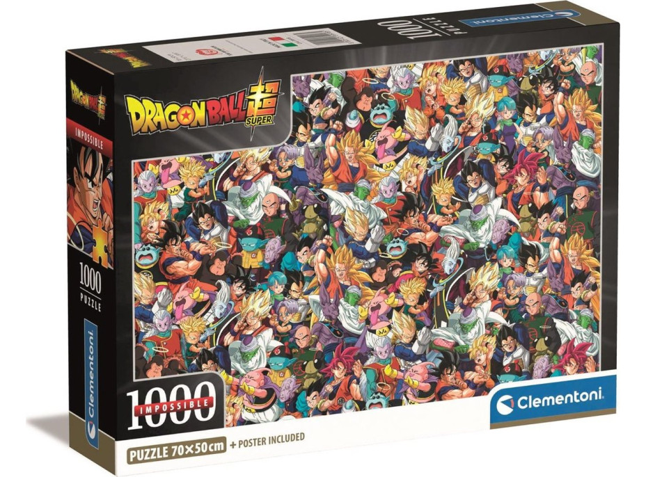 CLEMENTONI Puzzle Impossible: Dragon Ball 1000 dielikov