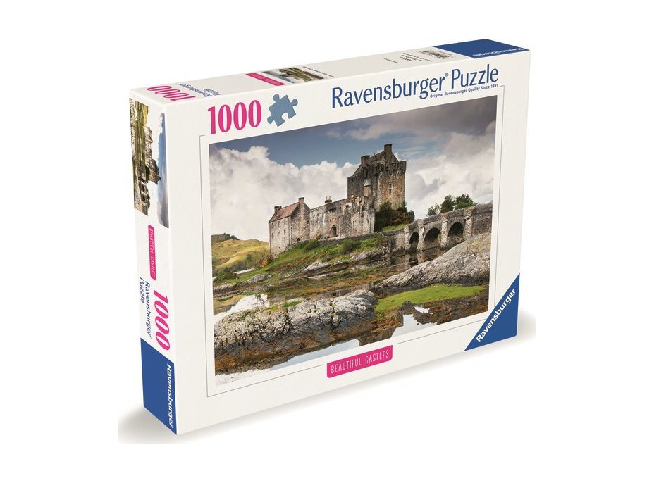 RAVENSBURGER Puzzle Impozantné hrady a zámky: Eilean Donan Castle, Veľká Británia 1000 dielikov
