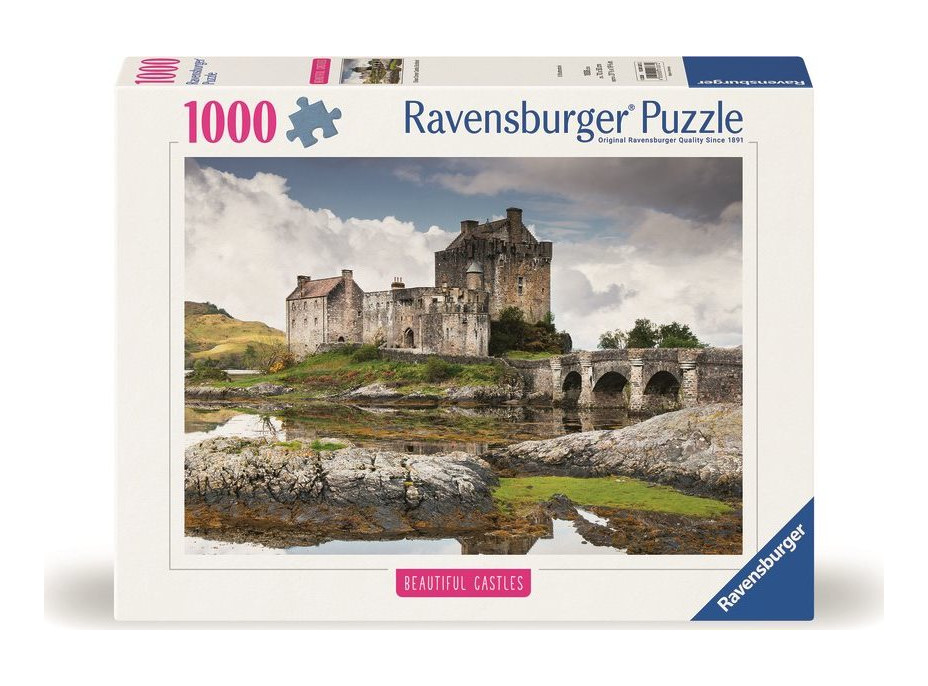 RAVENSBURGER Puzzle Impozantné hrady a zámky: Eilean Donan Castle, Veľká Británia 1000 dielikov