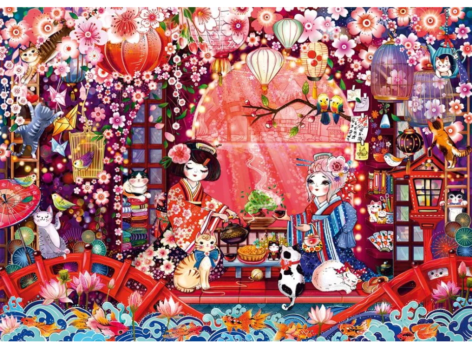 SCHMIDT Puzzle Japonský čajový obrad 500 dielikov